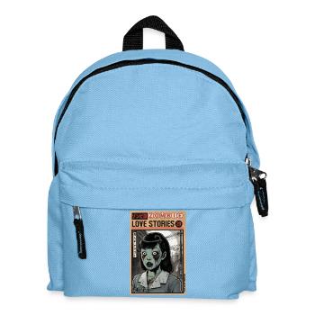Zombie Love Stories Poster - Kinder Rucksack - Hellblau - Vorne