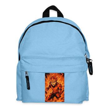 Fire Flame Fighter - Kids' Backpack - light blue - Front