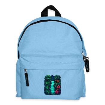 Cascade tropicale - Sac à dos Enfant - bleu clair - Devant