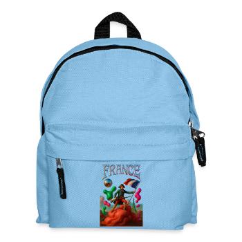 Französische Helden in einer traumhaften Revolution - Kinder Rucksack - Hellblau - Vorne