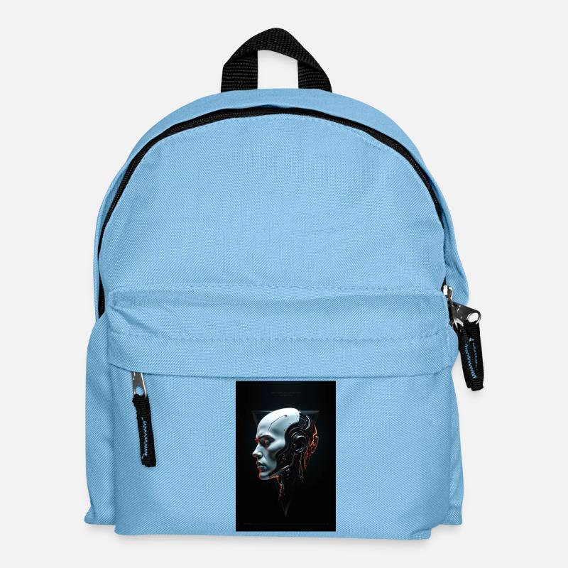 MAD-MND: Maschine - Kinder Rucksack - Hellblau