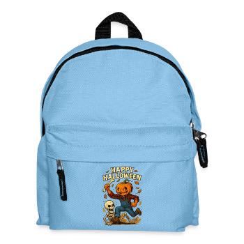 Halloween Pumpkin Kids Design - Kids' Backpack - light blue - Front