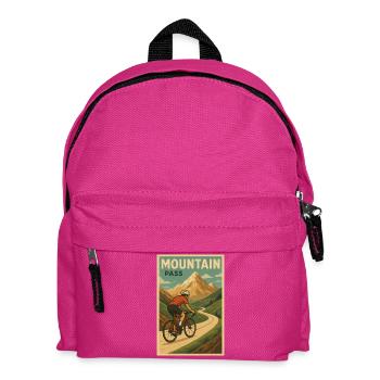 Vélo Passage col Montagne - Sac à dos Enfant - fuchsia - Devant