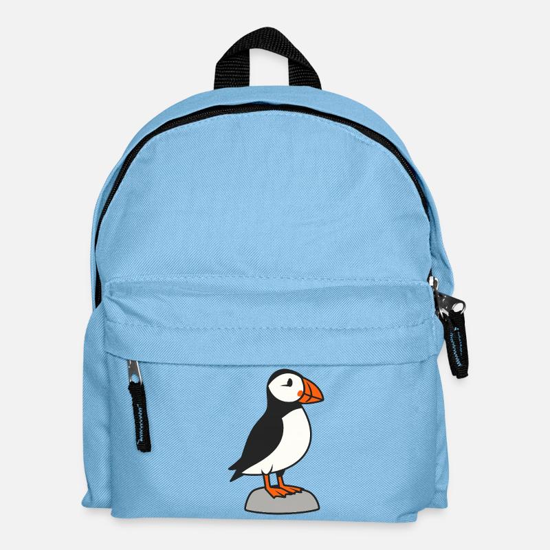 Cute penguin print for kids - Kids' Backpack - light blue