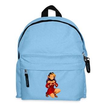 Zayra – Heart Gest of the Magical Elf Woman in Red - Kids' Backpack - light blue - Front