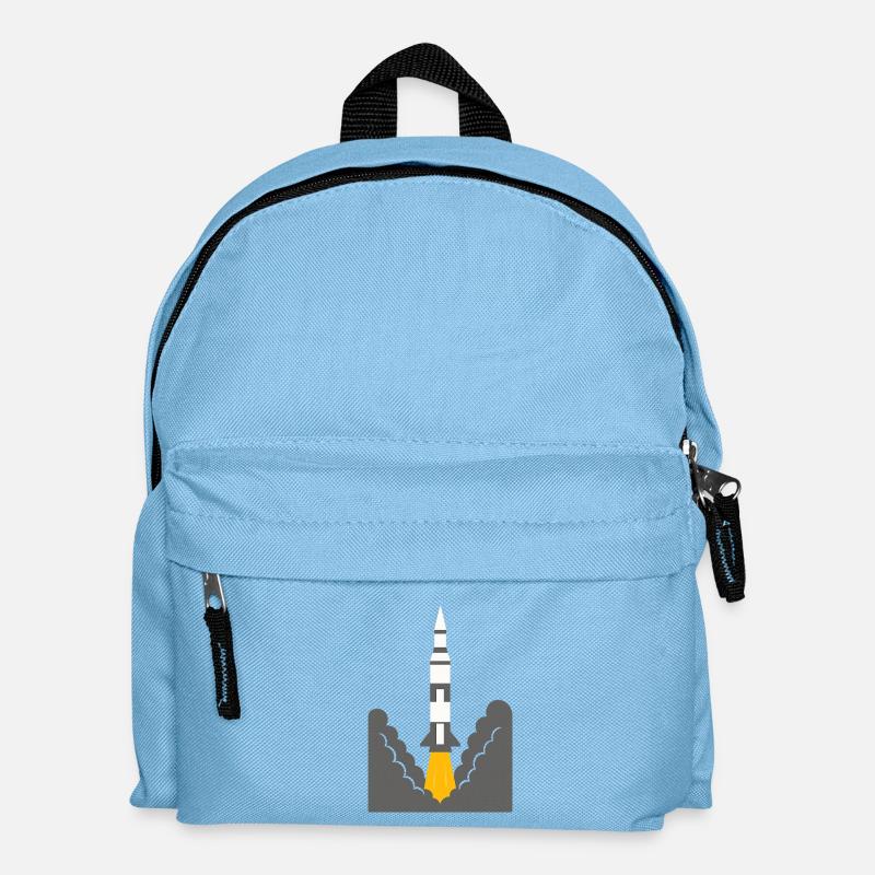 Rocket launch - Kids' Backpack - light blue