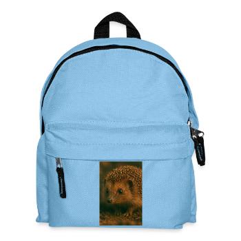 Tiere - Igel - Kinder Rucksack - Hellblau - Vorne