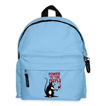 GraffitiCat Red Message - Kids' Backpack - light blue - Front