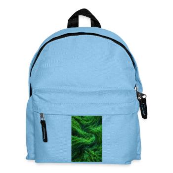 Emerald Fur Swirls - Kids' Backpack - light blue - Front