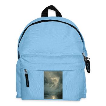 Mistbound Flight Over Mountain Veil - Kids' Backpack - light blue - Front