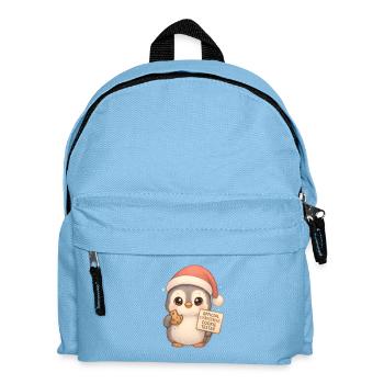 Lebkuchenmann Lebkuchen Lebkuchenmänner Geschenk - Kinder Rucksack - Hellblau - Vorne