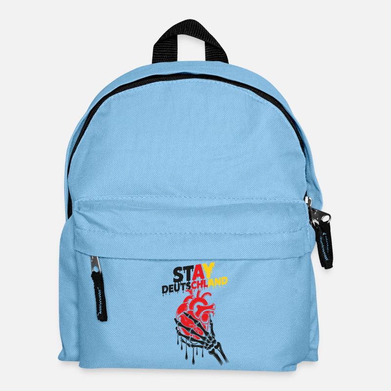 Germany Heart - Kinder Rucksack - Hellblau