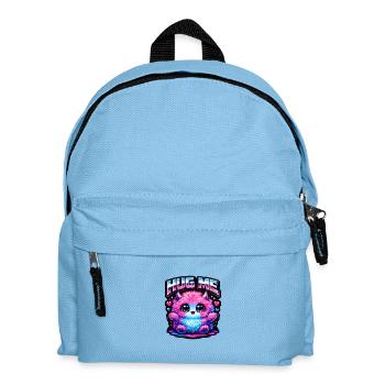 Hug Me Neon Monster - Kinder Rucksack - Hellblau - Vorne