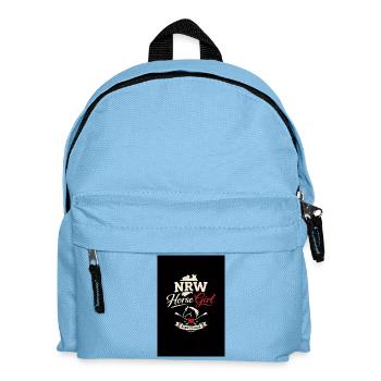 NRW Horse Girl - Kinder Rucksack - Hellblau - Vorne