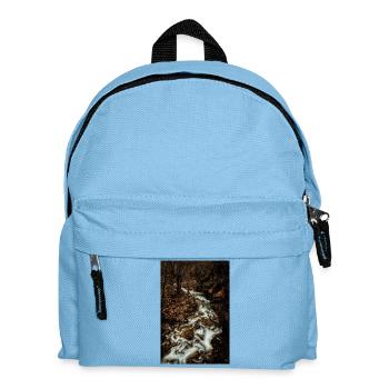 Autumn colors in the river.  - Kids' Backpack - light blue - Front
