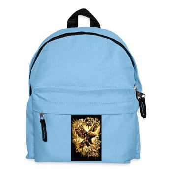 Adler Poster Motivation Spruch Wandbild  - Kinder Rucksack - Hellblau - Vorne
