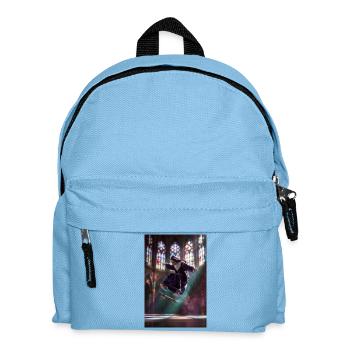 Nun Skater in Stained Light - Kids' Backpack - light blue - Front