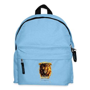 The Pain is Loud. My Will is Louder - Kinder Rucksack - Hellblau - Vorne