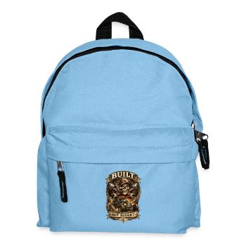 Gebaut Nicht Gekauft: Schädel Truck - Kinder Rucksack - Hellblau - Vorne