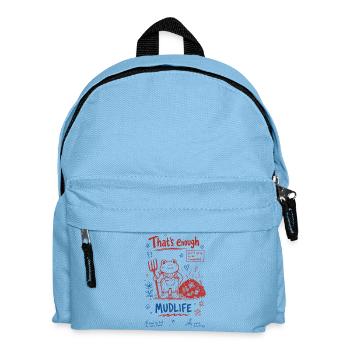 Urban Gardening Thats Enough Mudlife - Kids' Backpack - light blue - Front