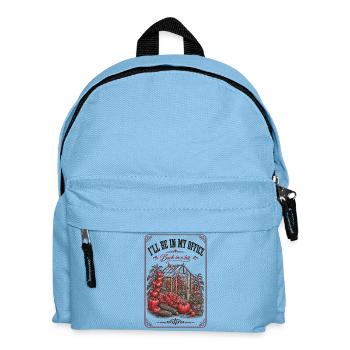 Ill Be In My Office Organic Gardening - Kids' Backpack - light blue - Front