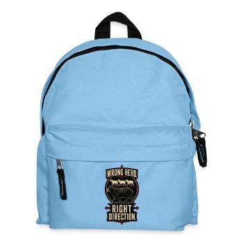 Wrong Herd – Right Direction - Kids' Backpack - light blue - Front