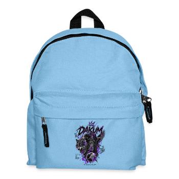 DAKUM Demonic Wolf in the Glow of Night - Kids' Backpack - light blue - Front