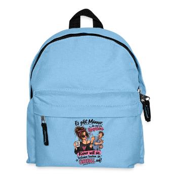 Pop up Männer  - Kinder Rucksack - Hellblau - Vorne