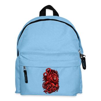 Leo Red Lion Zodiac Crown - Kids' Backpack - light blue - Front