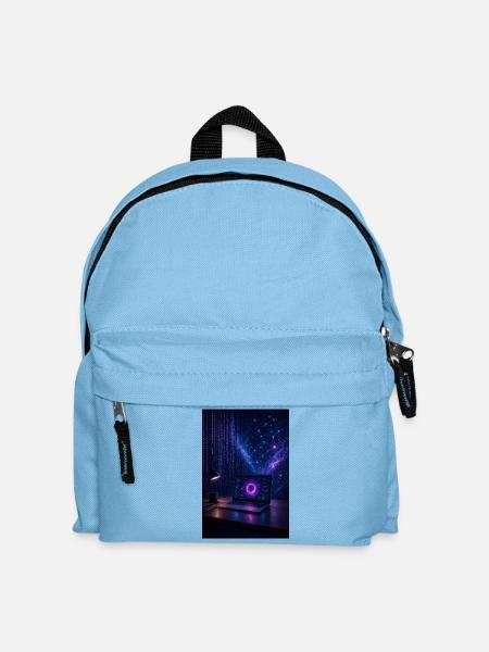 Der Code der Matrix: Zeit für die Nachteule - Kinder Rucksack - Hellblau