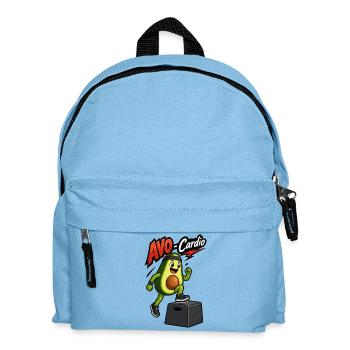 Avocado Cardio Training - Kinder Rucksack - Hellblau - Vorne