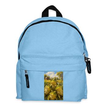 Cottage Pond Frogs Ensemble - Kinder Rucksack - Hellblau - Vorne