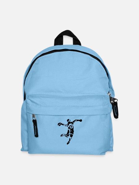 Handball tribal male de - Kinder Rucksack - Hellblau