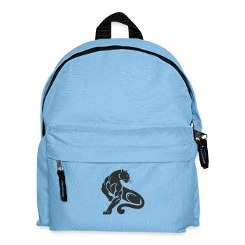 Panther Leopard - Kids' Backpack - light blue - Front