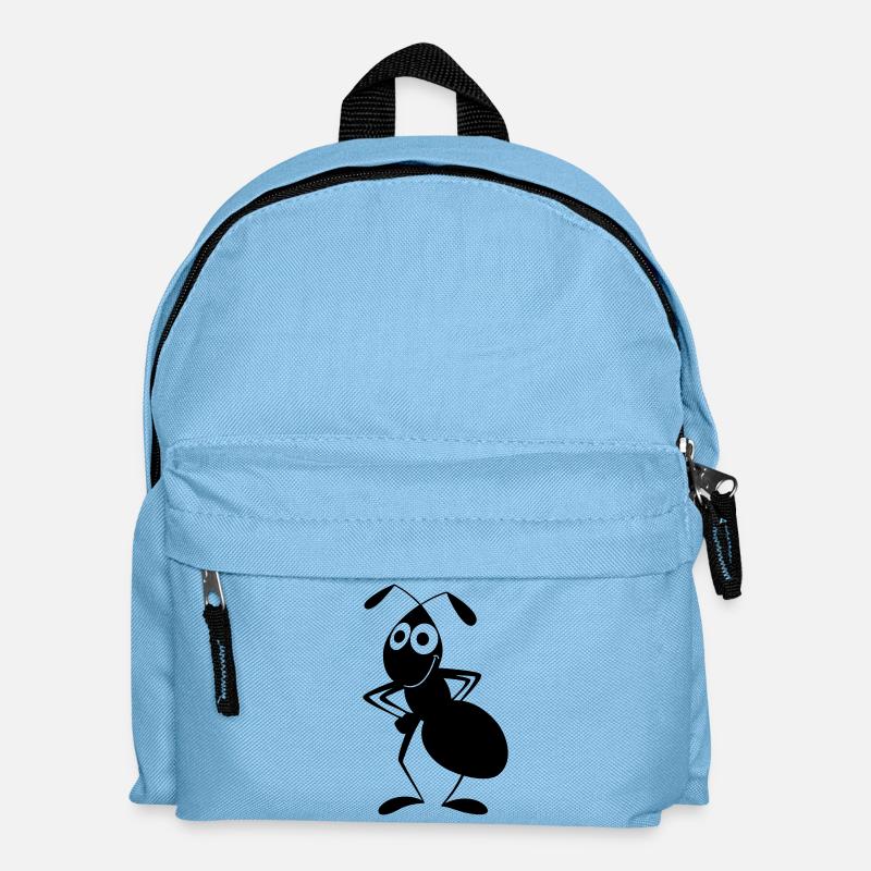 Ameise - Kinder Rucksack - Hellblau