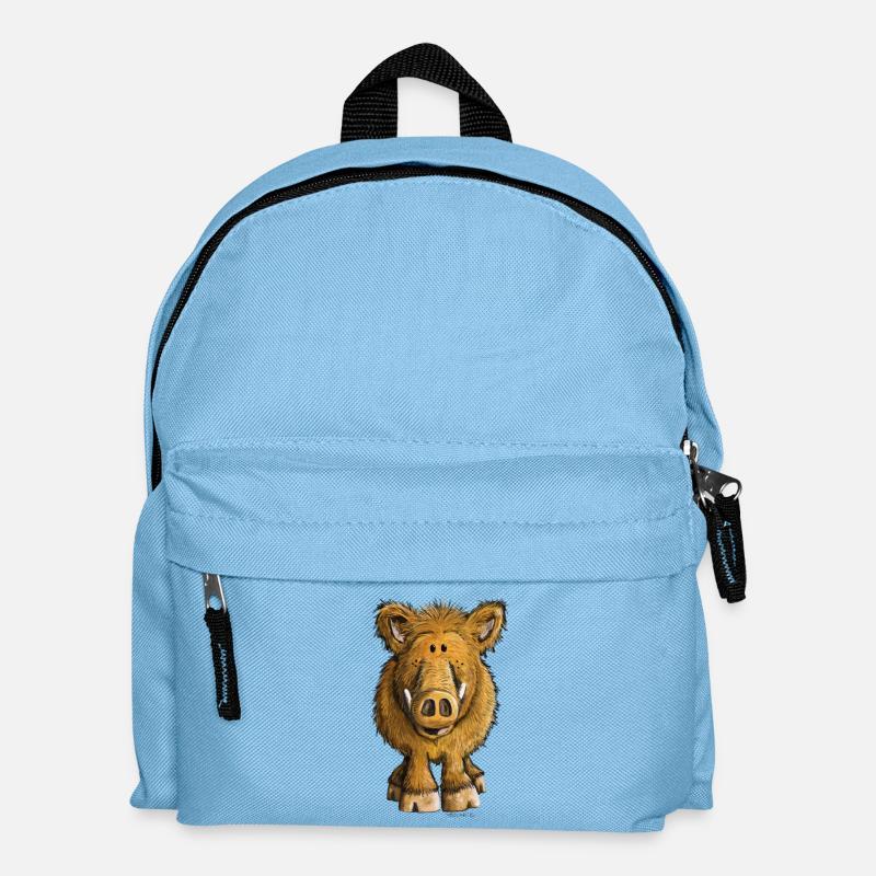 Wildsau - Kinder Rucksack - Hellblau