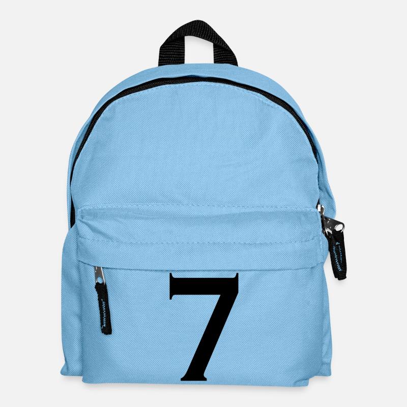 7 - Kinder Rucksack - Hellblau