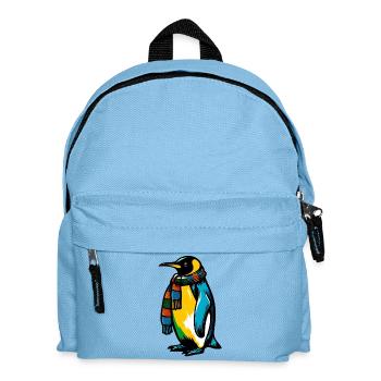 Pingouin - Sac à dos Enfant - bleu clair - Devant