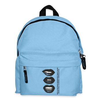 Lips - Voice - Kids' Backpack - light blue - Front