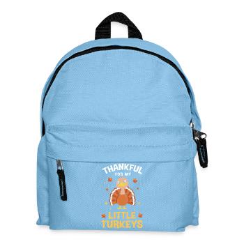 Thanksgiving Mama Mutter Oma Großmutter - Kinder Rucksack - Hellblau - Vorne