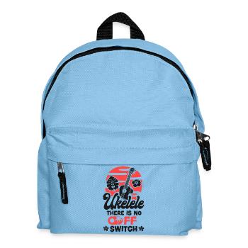 Ukulélé hawaïen Ukulélé Ukulélé là-bas - Sac à dos Enfant - bleu clair - Devant