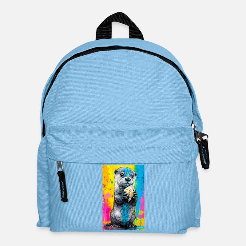otter - Kids' Backpack - light blue