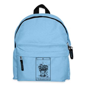 Oracle des plantes | Plantes d’intérieur de cartes de tarot - Sac à dos Enfant - bleu clair - Devant