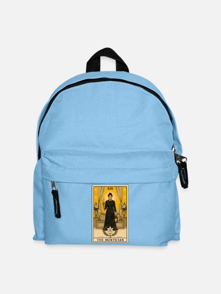 Bestatterin | Trauer Beruf Tarot - Kinder Rucksack - Hellblau