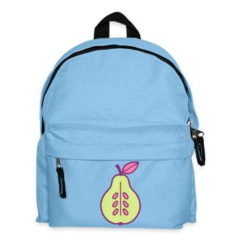 geteilte Birne - Kinder Rucksack - Hellblau - Vorne