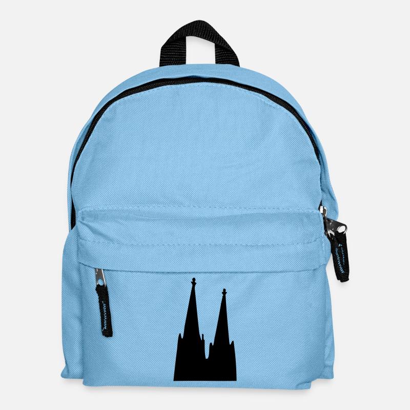 Der Kölner Dom zu Köln - Kinder Rucksack - Hellblau