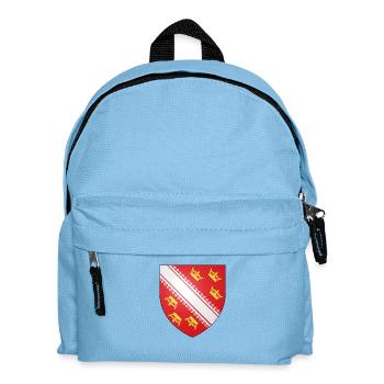 Blason de l'Alsace - Sac à dos Enfant - bleu clair - Devant