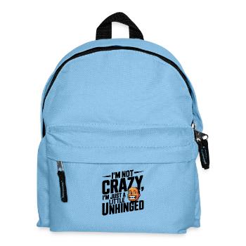 Ich bin nicht verrückt, ich bin nur ein bisschen verwirrt - Kinder Rucksack - Hellblau - Vorne