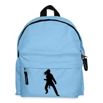 Kampfsport female de - Kinder Rucksack - Hellblau - Vorne
