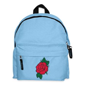 Rose - Dreifarbig - Kinder Rucksack - Hellblau - Vorne